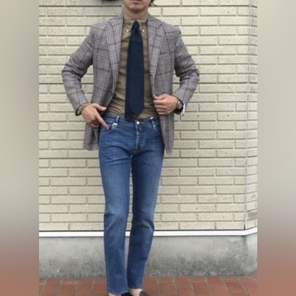 100% Camel hair Paul Fredrick Men’s sportcoat . Size 44 long. - Picture 10 of 11